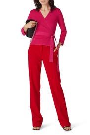 Landon Wrap Sweater by Diane von Furstenberg