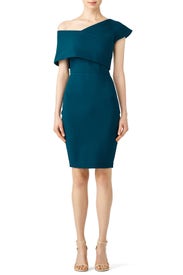 Teal Popover Dress by ELLIATT
