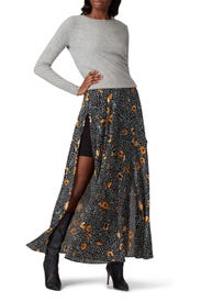 Polka Dot Floral Skirt by Great Jones