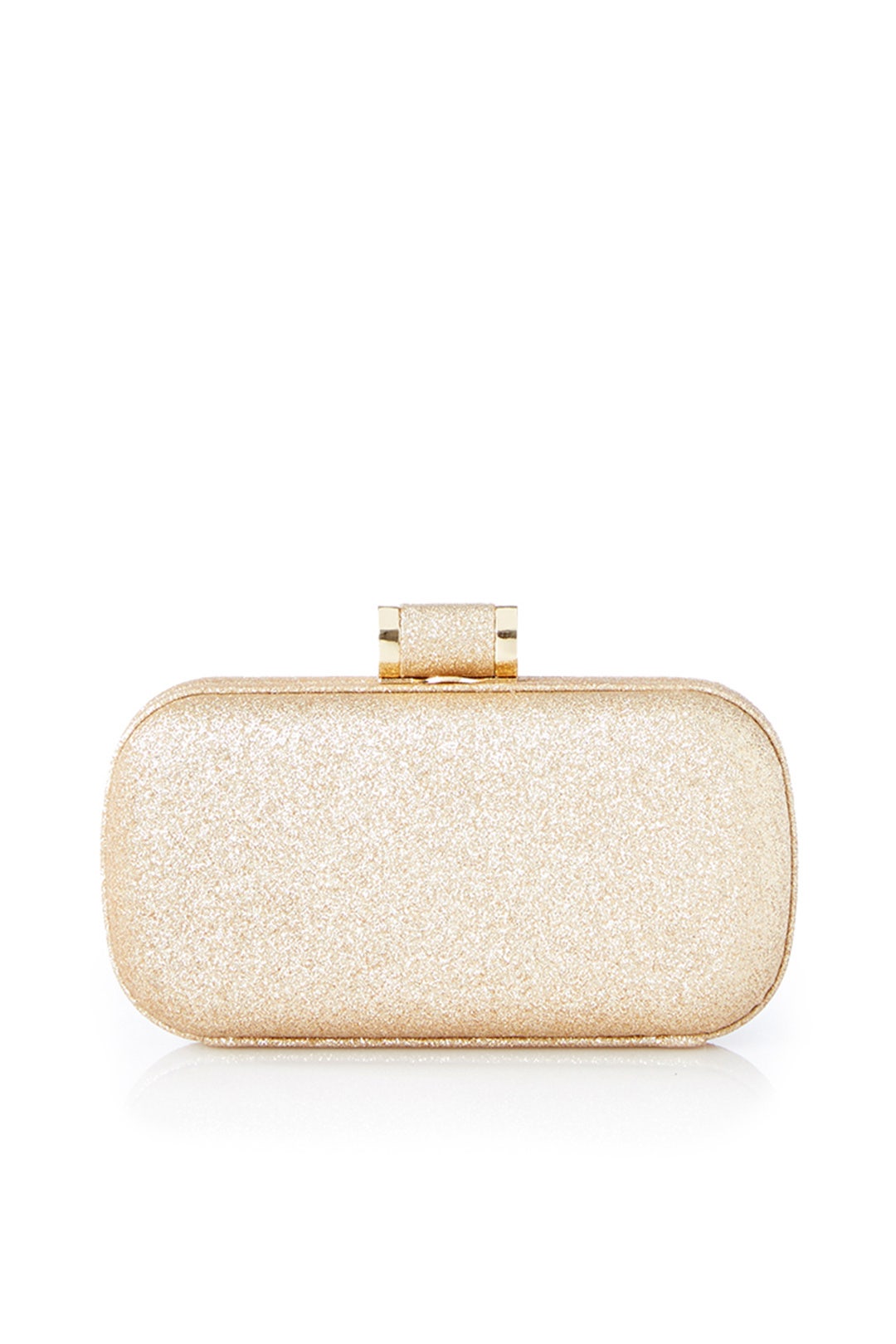 Gold Oblong Minaudiere by HALSTON Handbags