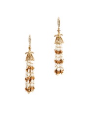 Elegant Pearl Earrings by Jenny Packham