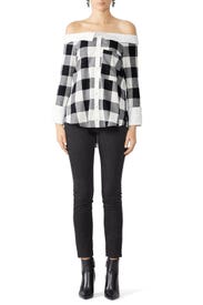 Amy Plaid Blouse by Marissa Webb