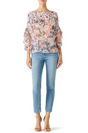 Mixed Floral Printed Top by See by Chloé