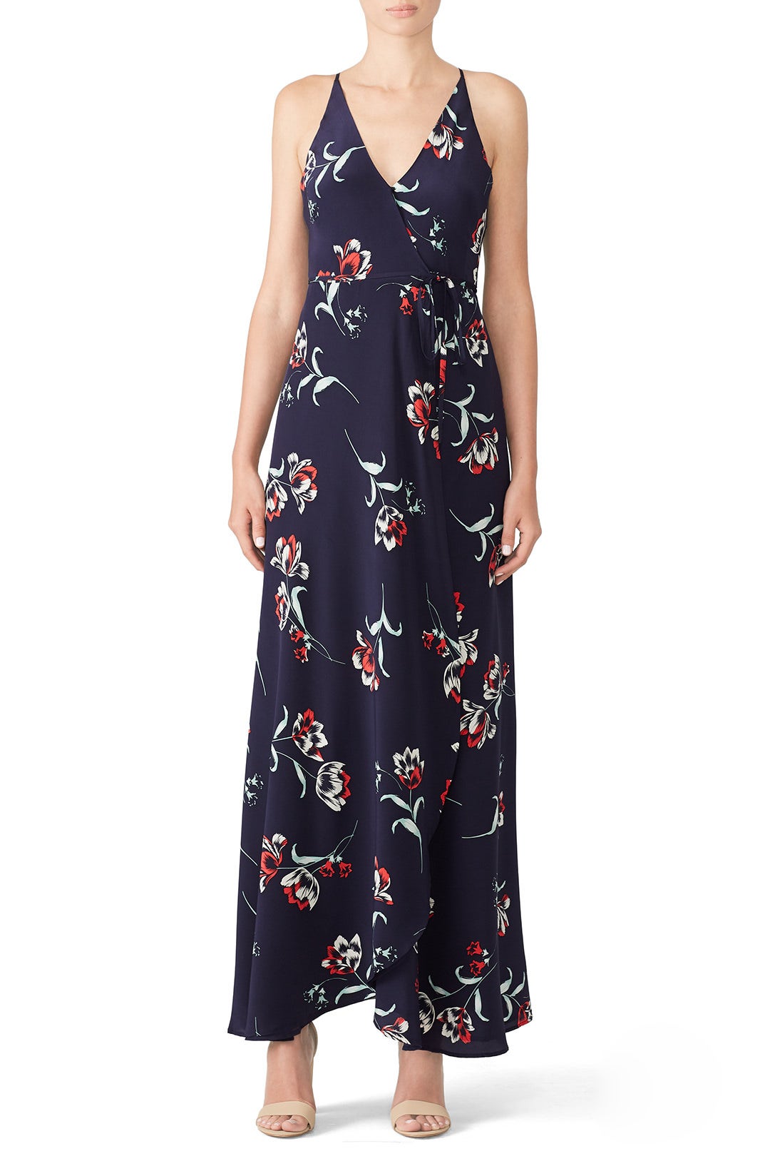 Navy Rush Hour Wrap Maxi by YUMI KIM 0