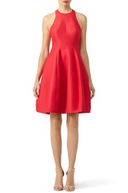 Red Carmine Dress by HALSTON