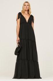 Tie Shoulder Gown by Ieena for Mac Duggal