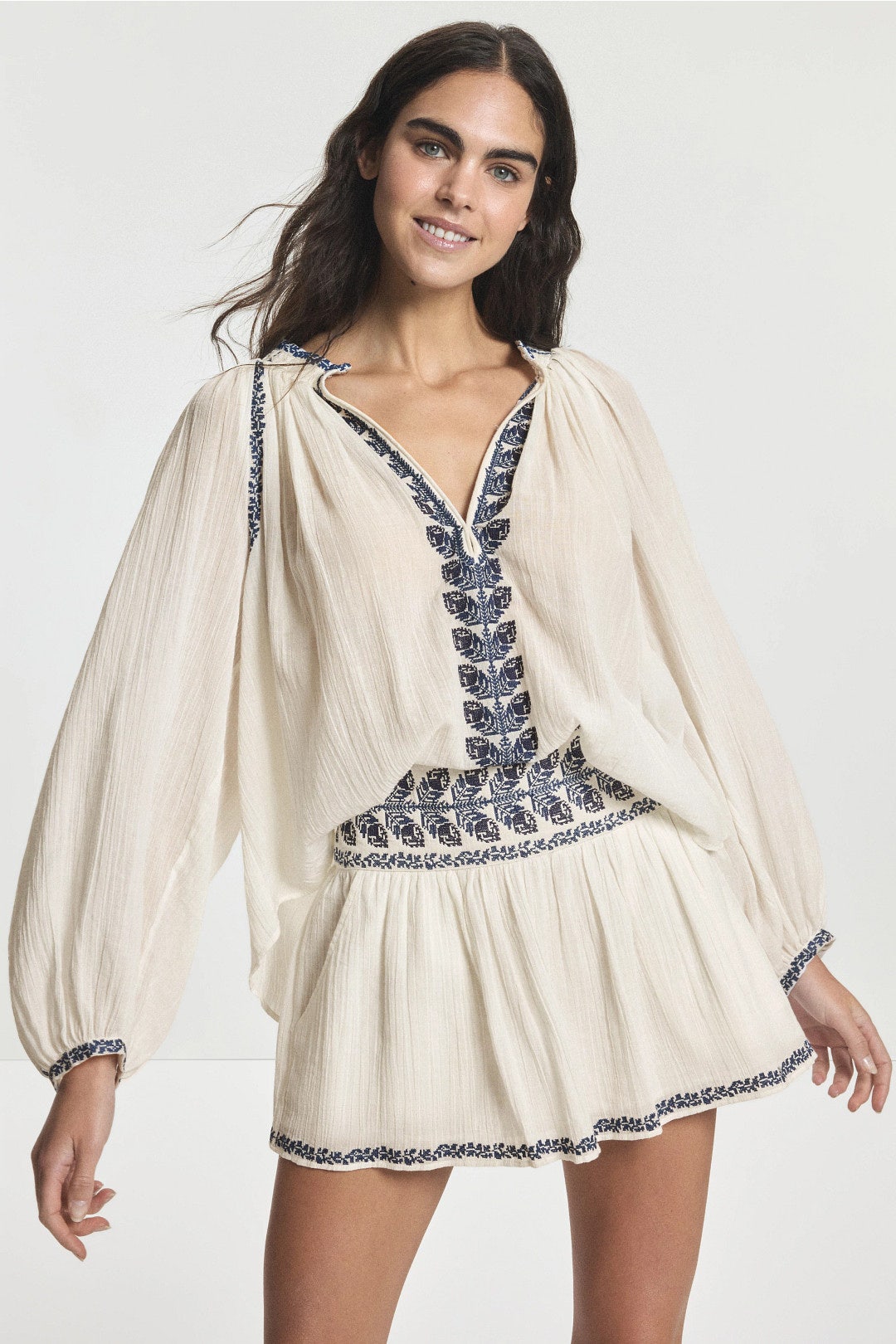 Lena Embroidered Blouse by Isabel Marant Etoile 0