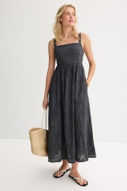 All Over Eyelet Maxi Dress by Marine Layer