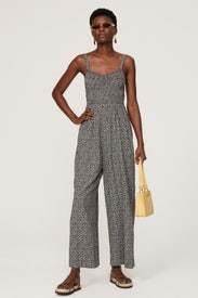 Lucie Wide-Leg Jumpsuit in Micro Daisy by Madewell