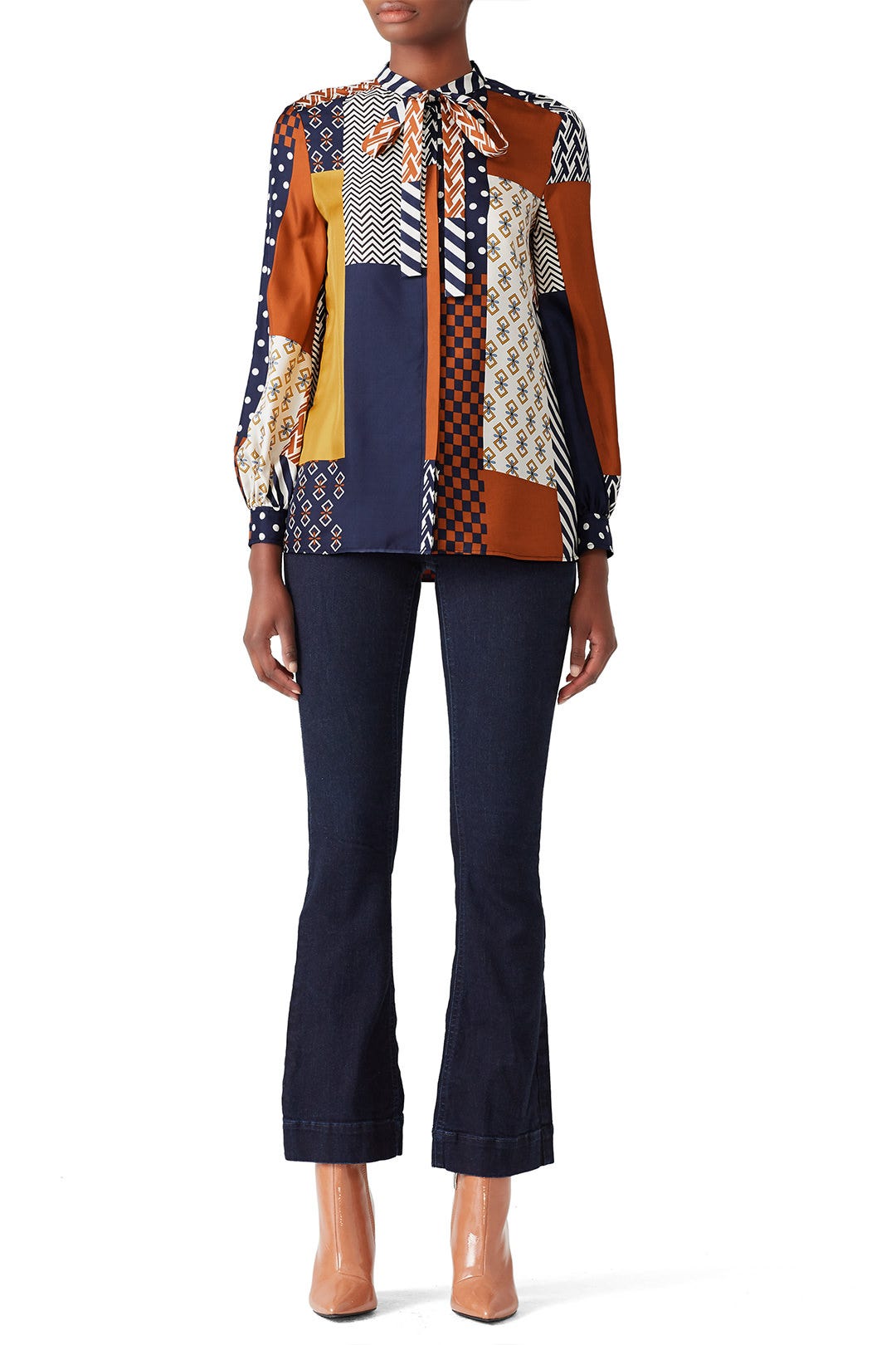 Geometric Vivian Top by Tory Burch 0