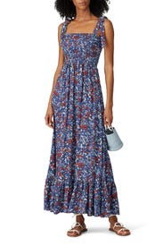 Blue Laurel Maxi by YUMI KIM