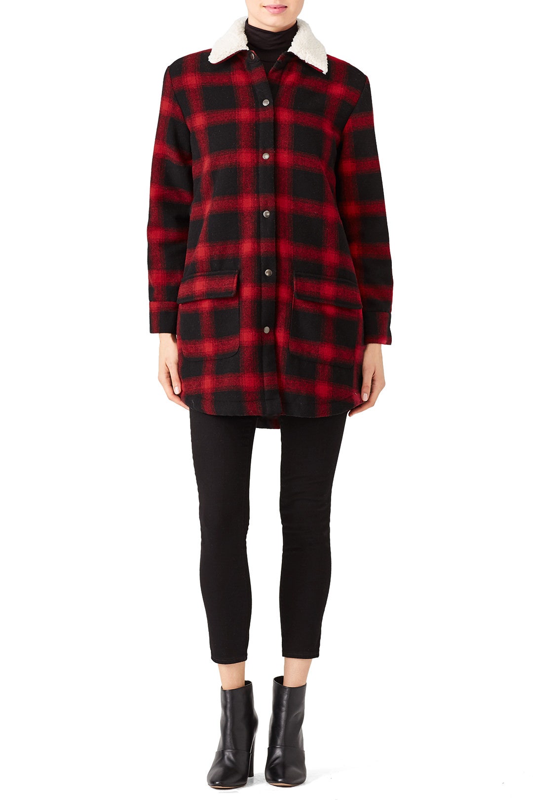Plaid Shirt Jacket by BB Dakota 0