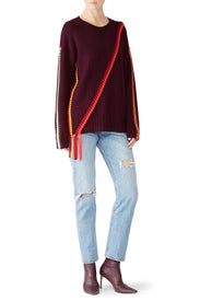 Braided Asymmetrical Sweater by Derek Lam 10 Crosby