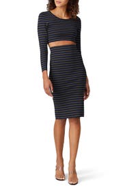 Striped Skirt by GOOD AMERICAN