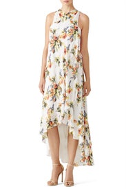 Floral Jane High Low Maxi by Haute Hippie