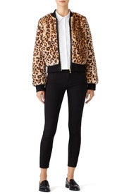 Leopard Faux Fur Bomber by kate spade new york