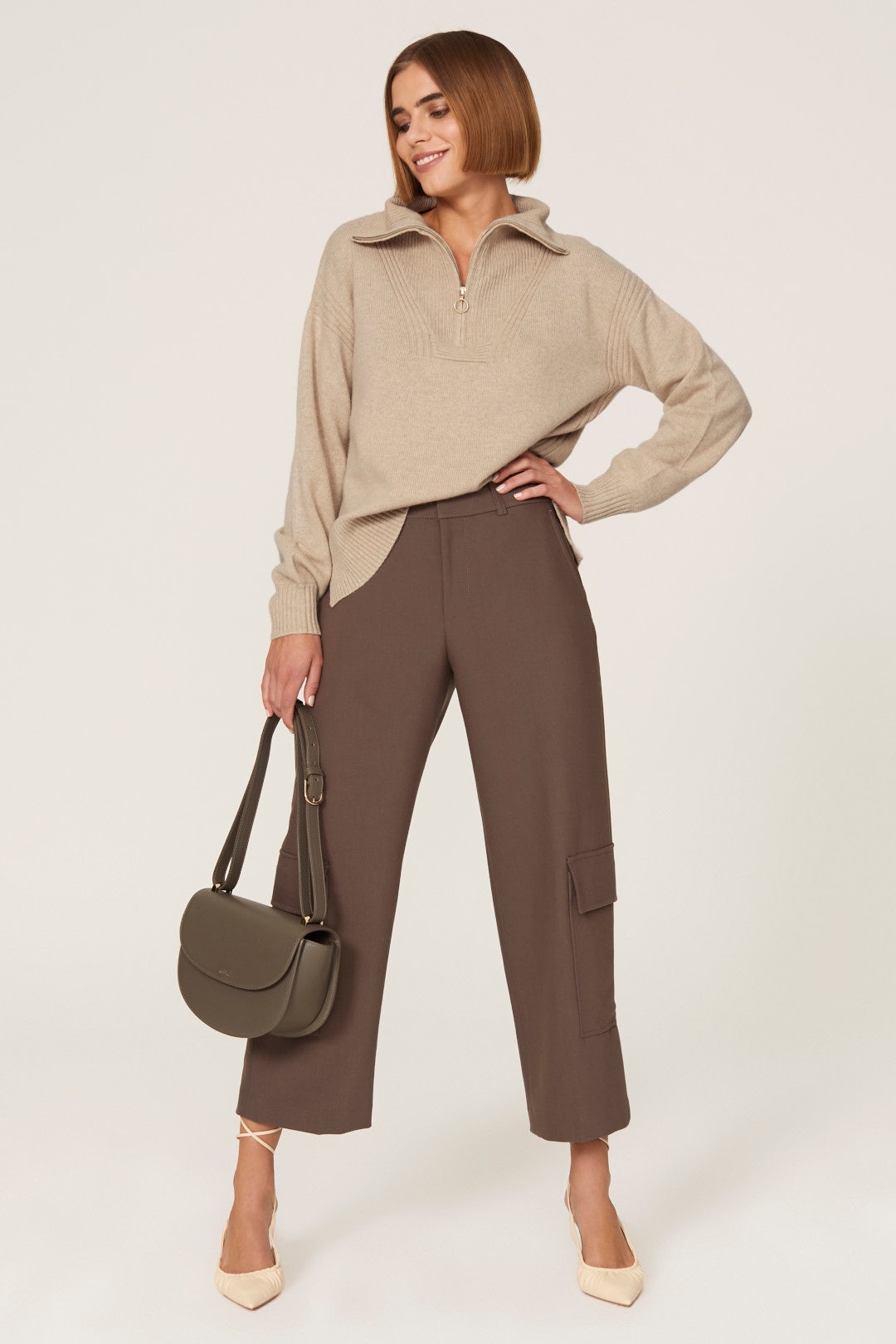 Elliot Half Zip Sweater by L.K. Bennett 0