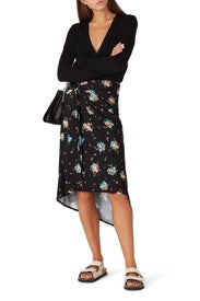 Floral Jupe Skirt by Rabanne