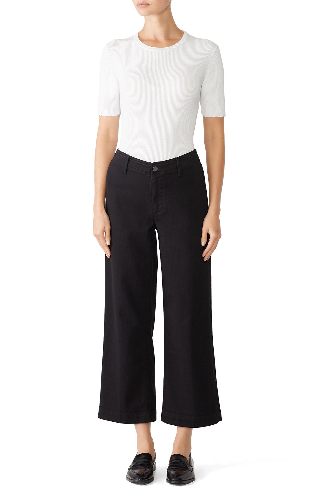 Denim Nellie Culottes by PAIGE 0