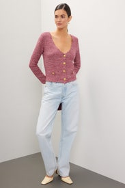 Tweed Knit Cardigan by Rachel Parcell