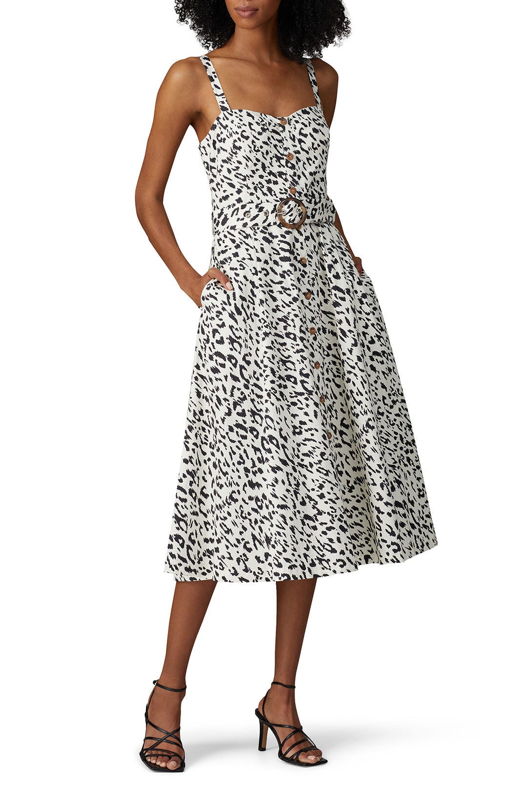 Leopard Fit And Flare Dress by Rachel Rachel Roy 0
