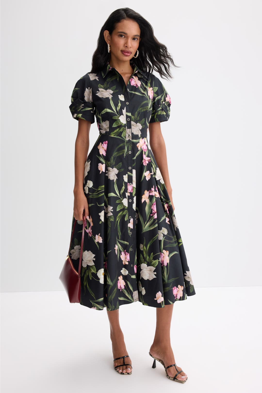 Balloon Button Up Shirt Dress by Ted Baker London | Rent the