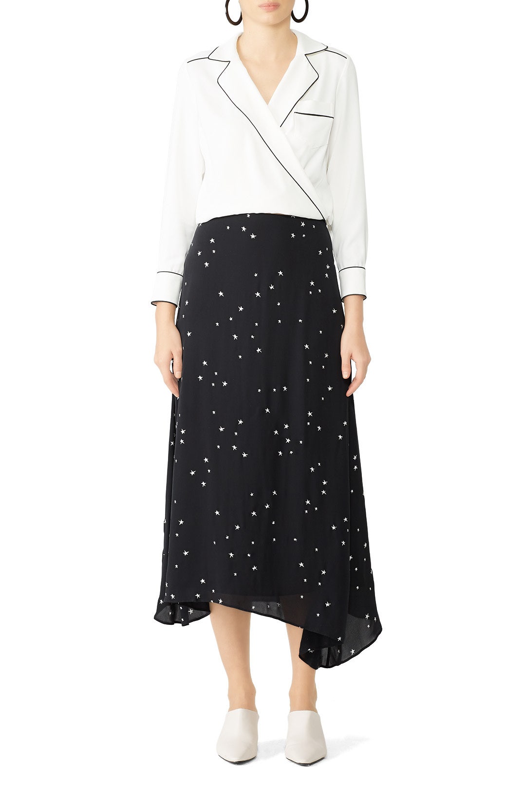 Stargazer Asymmetric Skirt by Tory Burch 0