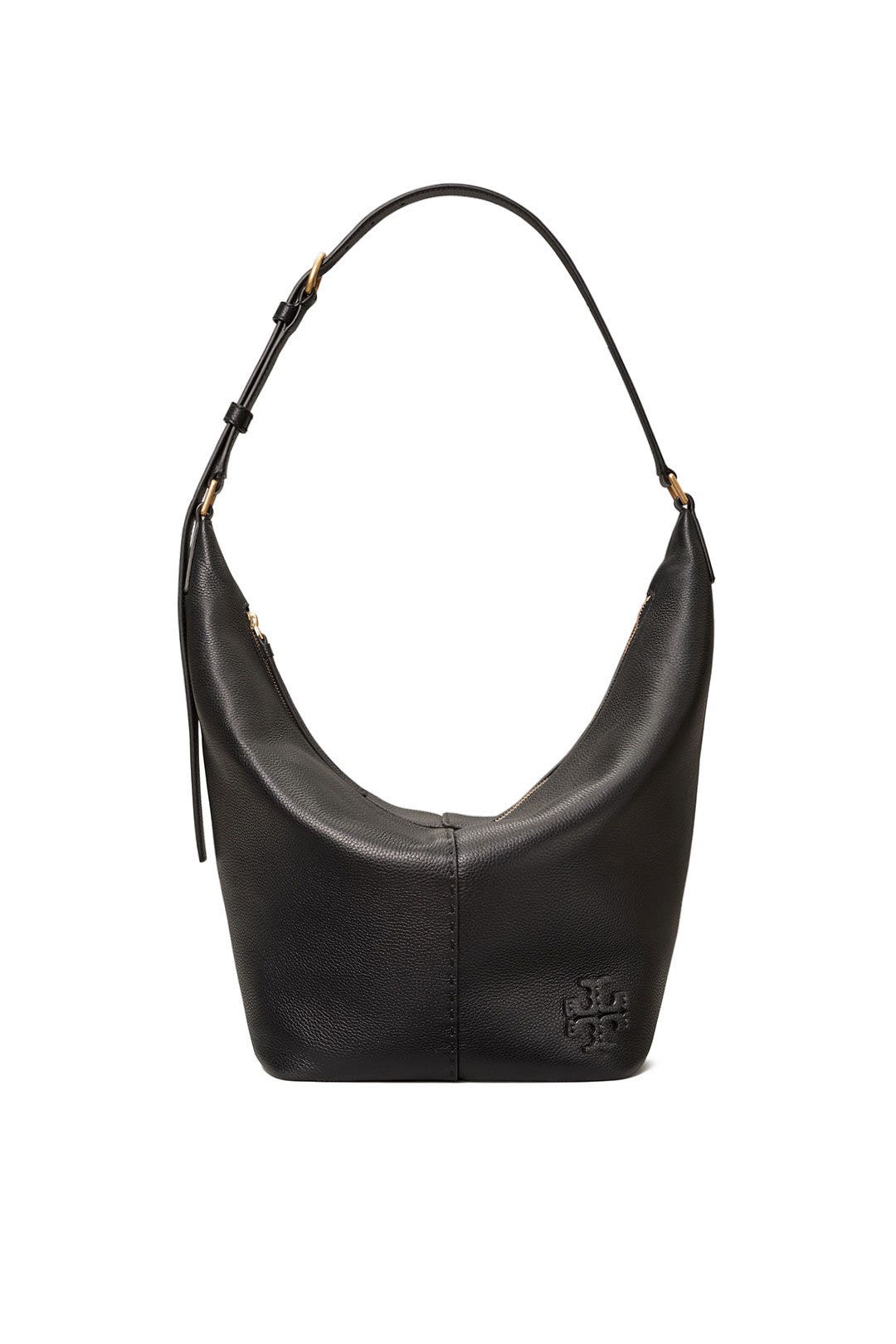 Black McGraw Zip Bucket Bag by Tory Burch Accessories 0