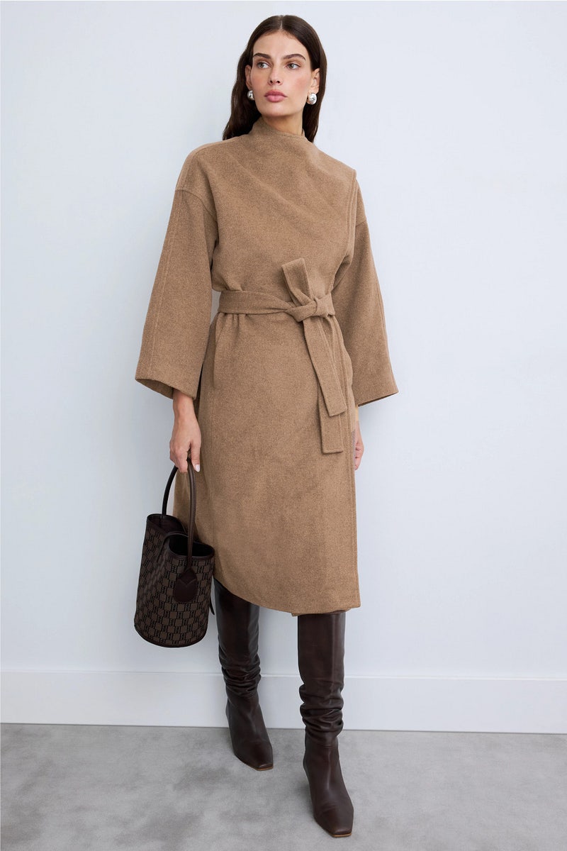 Elaxi Wrap Coat by ASTR the Label - Photo 0