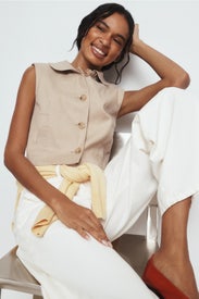 Vera Collared Vest by Claudie Pierlot