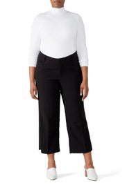Cropped Kick Flare Trousers by ELOQUII