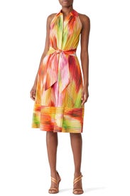 Radiant Tie Front Shirtdress by Josie Natori