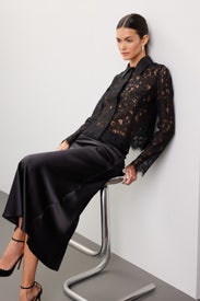 Collared Lace Top by Jason Wu x RTR