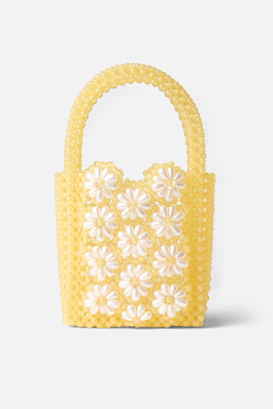 Yellow Daisy Beaded Mini Bag by Lele Sadoughi 0