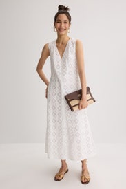 Sleeveless Midi Dress by Luxely