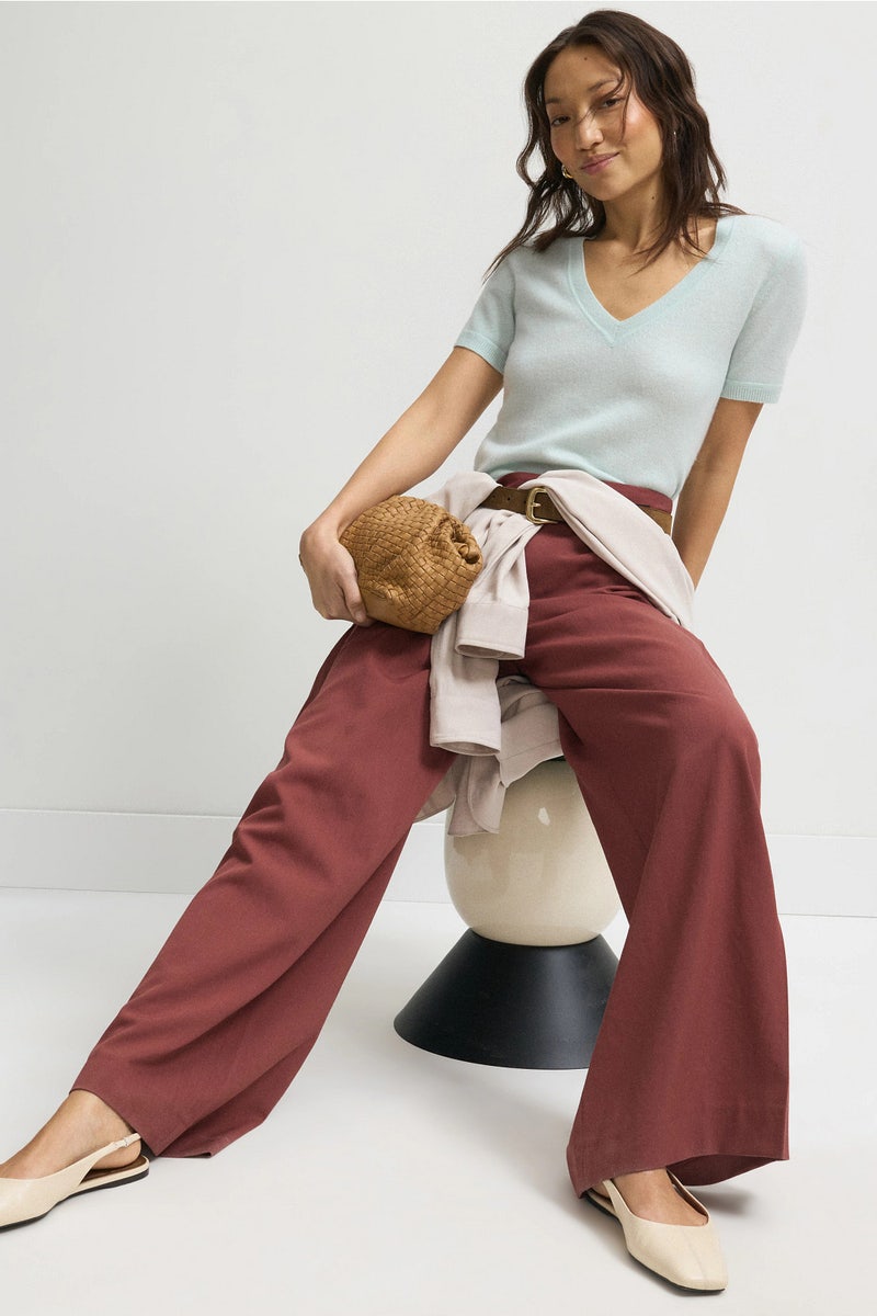 Coastal Cashmere Short Sleeve Sweater by NAADAM - Photo 0