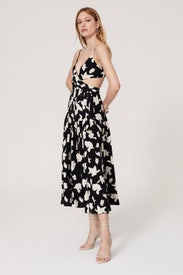 Black Printed Sleeveless Maxi by Proenza Schouler