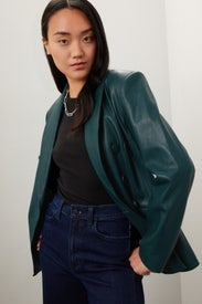 Green Room Blazer by BLANKNYC