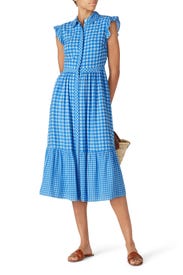Flutter Sleeve Patio Shirtdress by Draper James