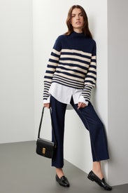 Navy Stripe Sweater by Derek Lam 10 Crosby x RTR