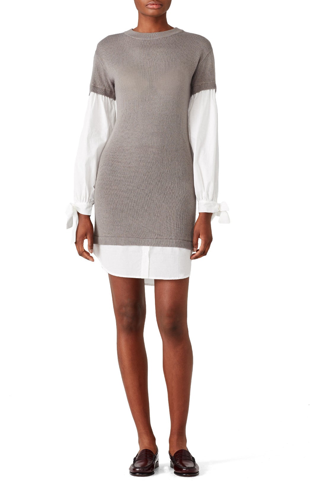 Grey Flare Dress by devlin 0