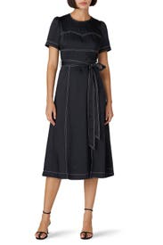 Contrast Stitch Dress by Great Jones