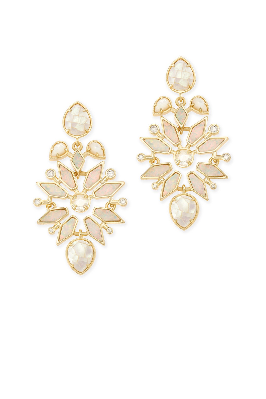 Gold Aurilla Earrings by Kendra Scott 1