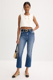 Mira Cropped Bootcut Jeans by L'agence