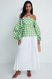 Empire Balloon Sleeve Top by Rosie Assoulin