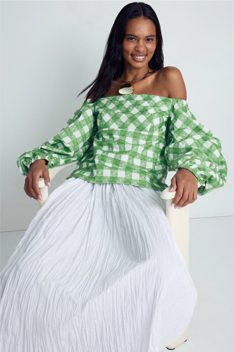 Empire Balloon Sleeve Top by Rosie Assoulin - Photo 0