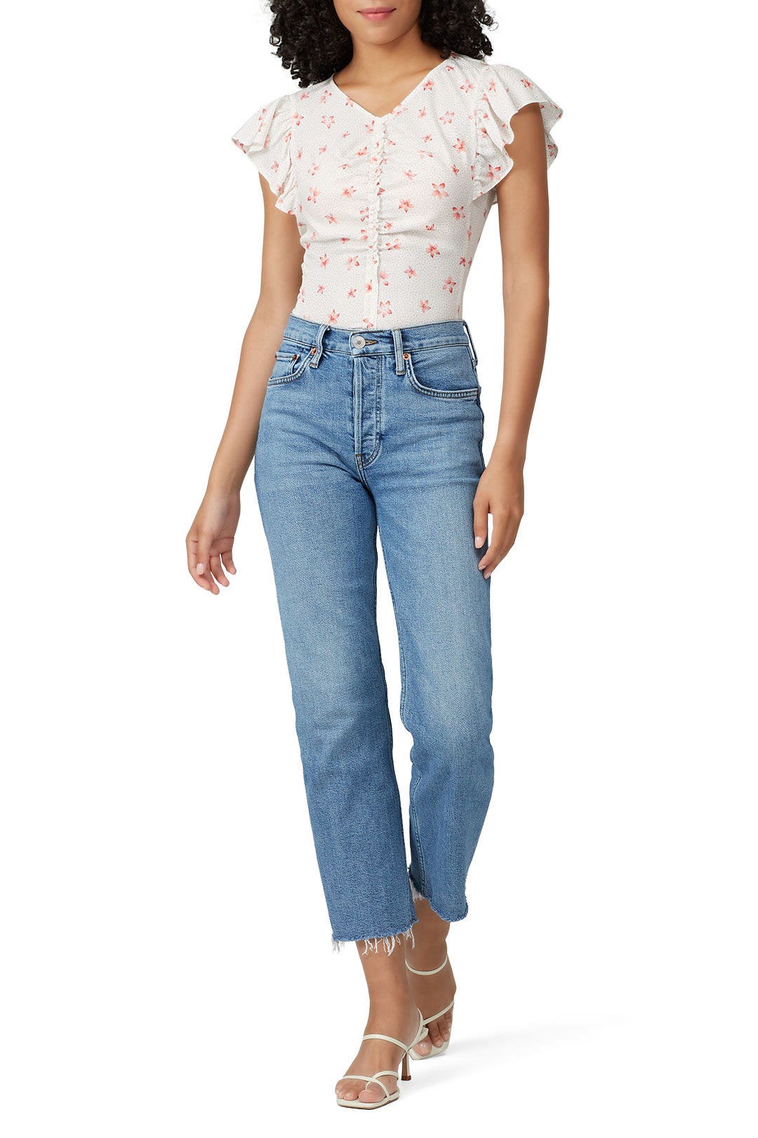 Maui Floral Top by Rebecca Taylor NYC 0