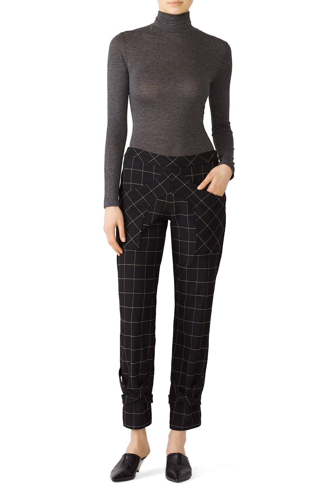 Windowpane Hans Trousers by Snider 0