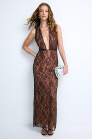 Leo Lace Maxi Dress by AKNVAS