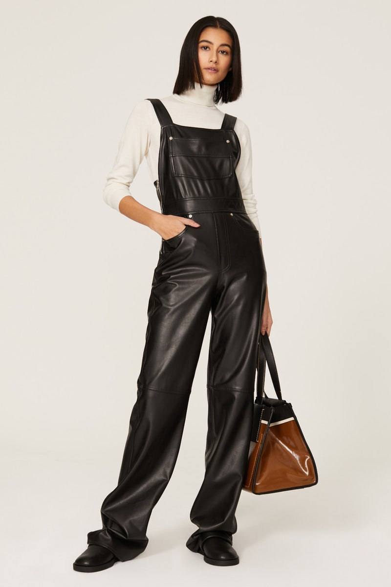 Braelyn Faux Leather Jumpsuit by A.L.C. - Photo 0